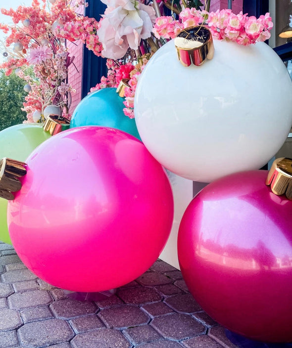 Holiball Pink Inflatable Ornament - Medium 18”