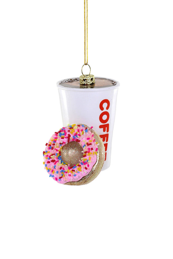 Cody Foster Dunkin Coffee and Donut Ornament