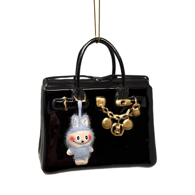 Haute Handbag Ornament with Monster Labubu Charm