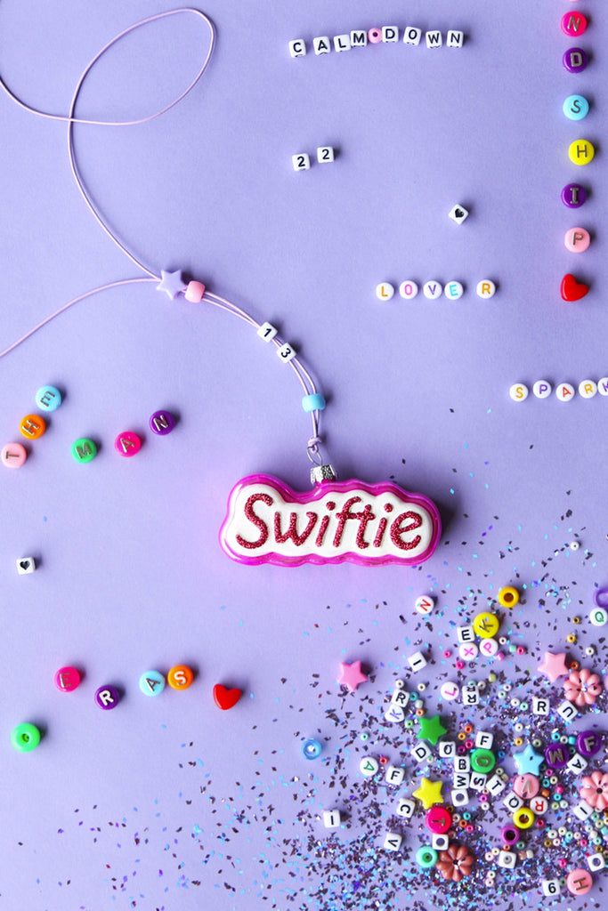 Pink Swiftie Ornament 3.25