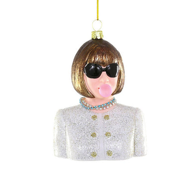 Anna Wintour Bubble Gum Ornament