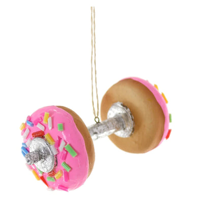 Donut Dumbbell Ornament