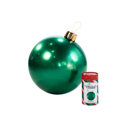 Holiball Vintage Green Inflatable Ornament - Medium 18”