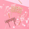 Taylor Elliott Designs Confetti Cake Topper - Happy Birthday