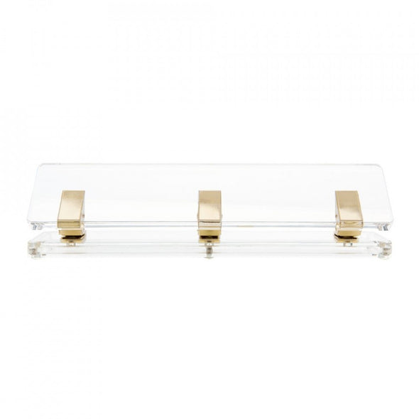 Acrylic & Gold Three Hole Punch by Russell + Hazel