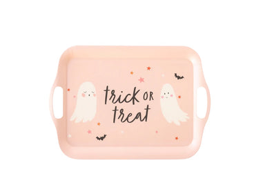 Hey Boo Blush Pink Bamboo Tray