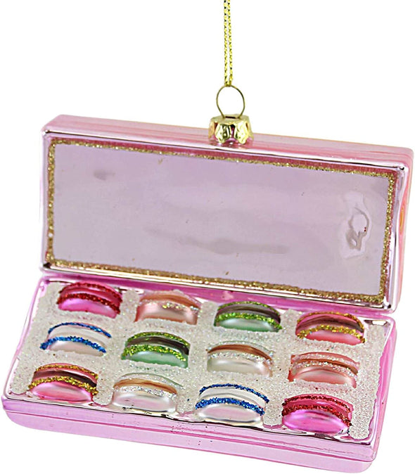 Pink Box of Macarons Sweet Ornament