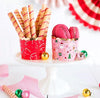 Holiday Baking Cups - Pink Candy Canes