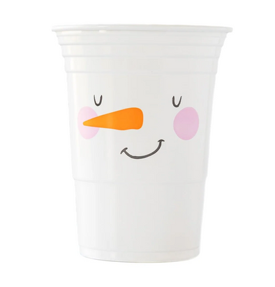 Snowman 16oz Party Cups